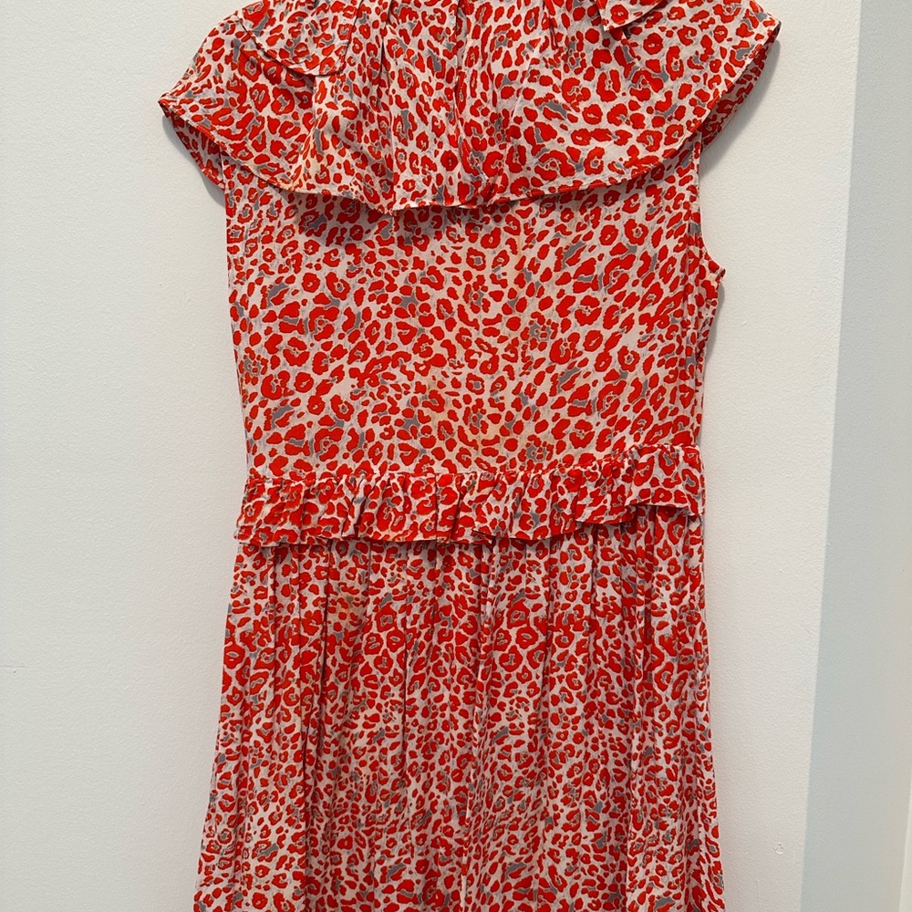 Orange maje dress
